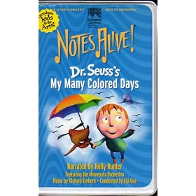 Notes Alive! Dr. Seuss's My Many Colored Days [VHS]