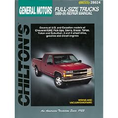 Chilton's General Motors Full-Size Trucks 1988-96 Repair Manual (Chilton's Total Car Care Series)