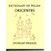 Dictionary of Polish Obscenities