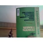 1977 Chevrolet Chevelle, Camero, Monte Carlo, Nova & Corvette Service Manual book cover