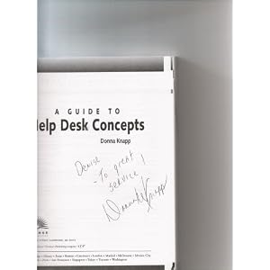 A Guide to Help Desk Concepts by Donna Knapp