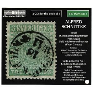 Faust Cantata Ritual Passacaglia; Cello Concerto #1 Klingende Buchstaben Four Hymns by Alfred Schnittke, Leif Segerstam, Danish National Radio Symphony Orchestra, and Torleif Thedeen (Audio CD - 2004)