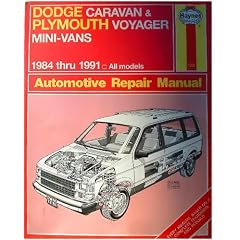 Dodge Caravan & Plymouth Voyager Mini-Vans 1984 thru 1991 All Models