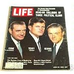Life Magazine June 29, 1962 -- Cover: Eddie McCormack, Teddy Kennedy, George Lodge book cover