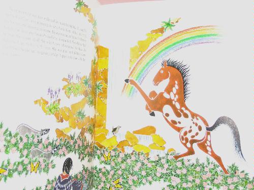 The Girl Who Loved Wild Horses Paul Goble 9780689716966