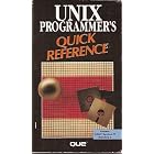 Click here to buy Unix Programmer's Quick Reference (Que Quick Reference Series) by  John Valley.