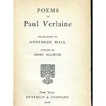 POEMS OF PAUL VERLAINE book cover