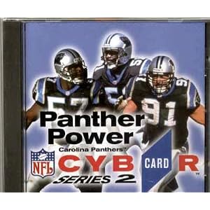 NFL Panther Power Carolina Pathers CYBR Card Series 2