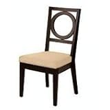 Pinzon Capitola Sand and Java Dining Side Chair, Set of 2