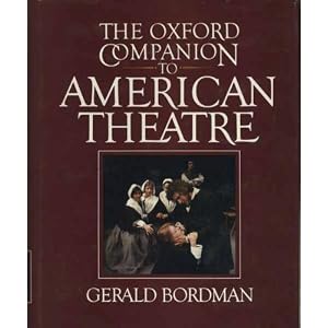 Oxford Companion to American Theatre Cover Art