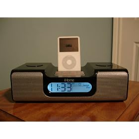 iHome iH5 Clock Radio and Speaker System for iPod