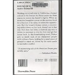 House of Sand and Fog (Oprah's Book Club) (Thorndike Paperback)