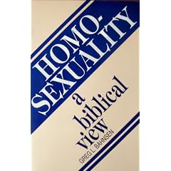 Homosexuality: A Biblical View