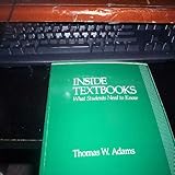 Inside Textbooks:  What Students Need to Know