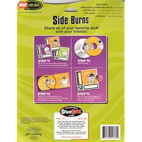 Nickelodeon Side Burns 3 Recordable Mini Cd Kits