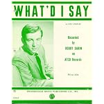 What'd I Say (Recorded by Bobby Darin) book cover