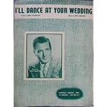 I'll Dance at Your Wedding Sheet Music with Photograph of Tony Martin book cover