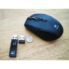Logitech VX Nano Cordless Laser Mouse for Notebooks (Black)
