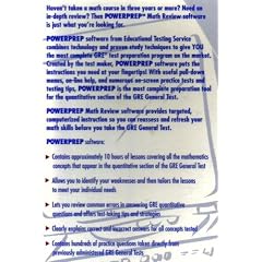 Powerprep Software: Math Review for the Gre General Test
