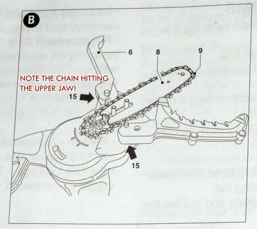 chainsaw chain diagram