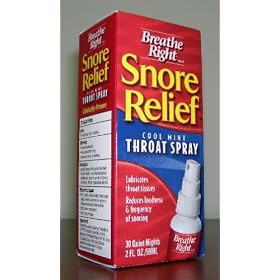 Breathe Right Snore Relief Throat Spray, 2-Ounce Bottles (Pack of 2) by 