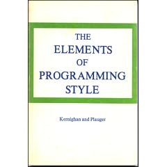 The Elements of Programming Style