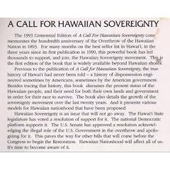 Call for Hawaiian Sovereignty
