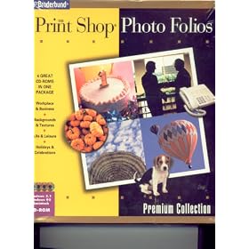 The Print Shop Photo Folios Premium Collection by Broderbund