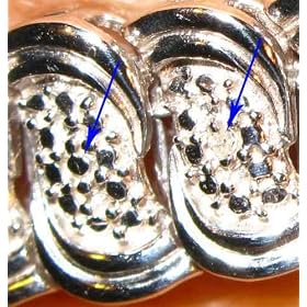 Sterling Silver 1/10 cttw Diamond Bracelet 5b9de03ae7a04a141c7d0210.L. AA280 Sterling Silver 1/10 cttw Diamond Bracelet