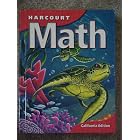 HARCOURT MATH: CALIFORNIA EDITION (LARGE PRINT) CHAPTERS 1-30 GRADE 4 PUPIL'S (California... by HARCOURT SCHOOL PUBLISHERS