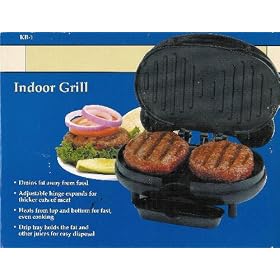 Select Brands KB-1 2-Patty Contact Grill by Portable Grills