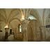 The inside of the Upper Room, standing at the doorway of the corresponding picture. Most of it is now Romanesque. There is more about it on my blog of my trip to Israel, at emilyjamison.com.