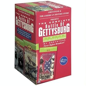 The Complete Battle of Gettysburg (4 VHS Boxed Set)