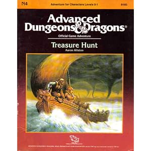 Treasure Hunt (Advanced Dungeons and Dragons Module N4) by Aaron Allston
