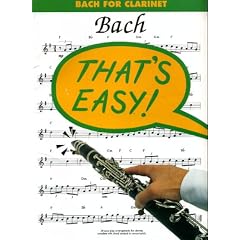 Bach for Clarinet (That's Easy Series)