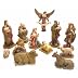 Beautiful 14 piece resin nativity scene 