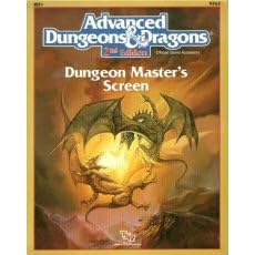 Dungeon Master Screen/Ref 1 (Advanced Dungeons & Dragons, Official Game Accessory)