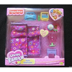 Fisher Price Loving Family Doll House Kid's Bedroom