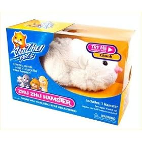 Zhu Zhu Pets Hamster Chunk - White