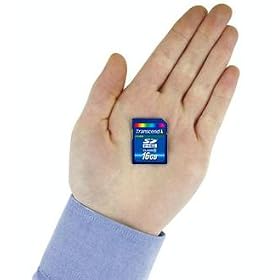 Transcend 16 GB SDHC Class 6 Flash Memory Card TS16GSDHC6E [Amazon Frustration-Free Packaging]