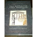Manual for Legal Assistants by Inc. National Association of Legal Assistants