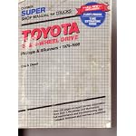 Toyota 2 and 4 Wheel Drive Pickups and 4 Runners, 1975-1987: Gas and Diesel, Super Shop Manual (Clymer Super Shop Manual Repair Series) book cover