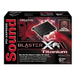 Creative Labs SB0886 PCI Express Sound Blaster X-Fi Titanium Fatal1ty Professional Series Sound Card