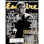 Esquire Magazine, George Clooney, January 2005 book cover