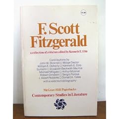 F. Scott Fitzgerald; A Collection of Criticism (Contemporary Studies in Literature)