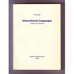 International Languages: A Matter for Interlingua