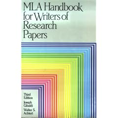 MLA Handbook for Writers of Research Papers