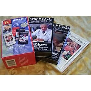 Atkins Diet 2 VHS Video Set New Personalized Weight Loss for Life System by
