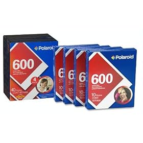 Polaroid 600 Color Instant Film, 10 Exposures (4-Pack)
