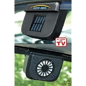 AUTO COOL AS SEEN ON TV SOLAR POWERED VENT FAN AUTOCOOL